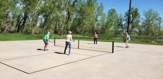 La Veta Pickleball court