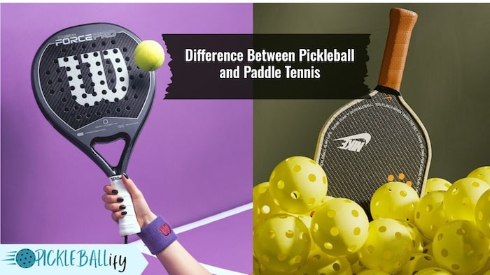 Pickleball and Paddle Tennis Differences