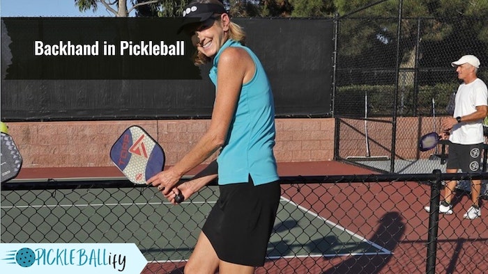 Backhand in Pickleball Backhand in Pickleball