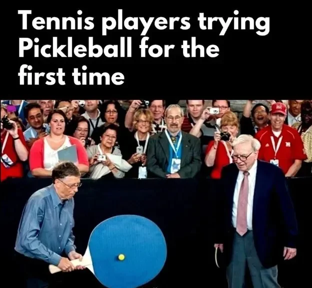 Tennis Player Trying Pickleball Meme