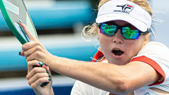 15 year old pickleball champion, Anna Leigh Waters