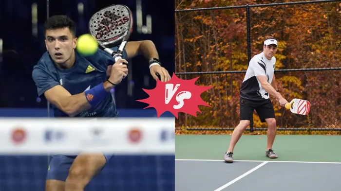 difference between padel and pickleball