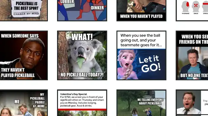 Featured Image For Laugh Out Loud: Best Pickleball Memes to Brighten Your Day