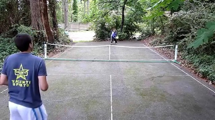 First Pickleball Court