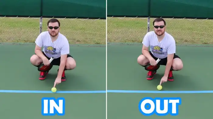 Are Lines in or Out in Pickleball?