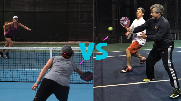 Pickleball Vs Paddle Tennis in terms of their pace of gameplay